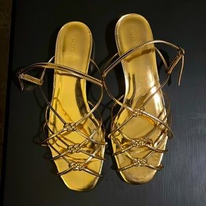 Dôen Corsica Sandal in Brass size 38 (7.5-8 US)